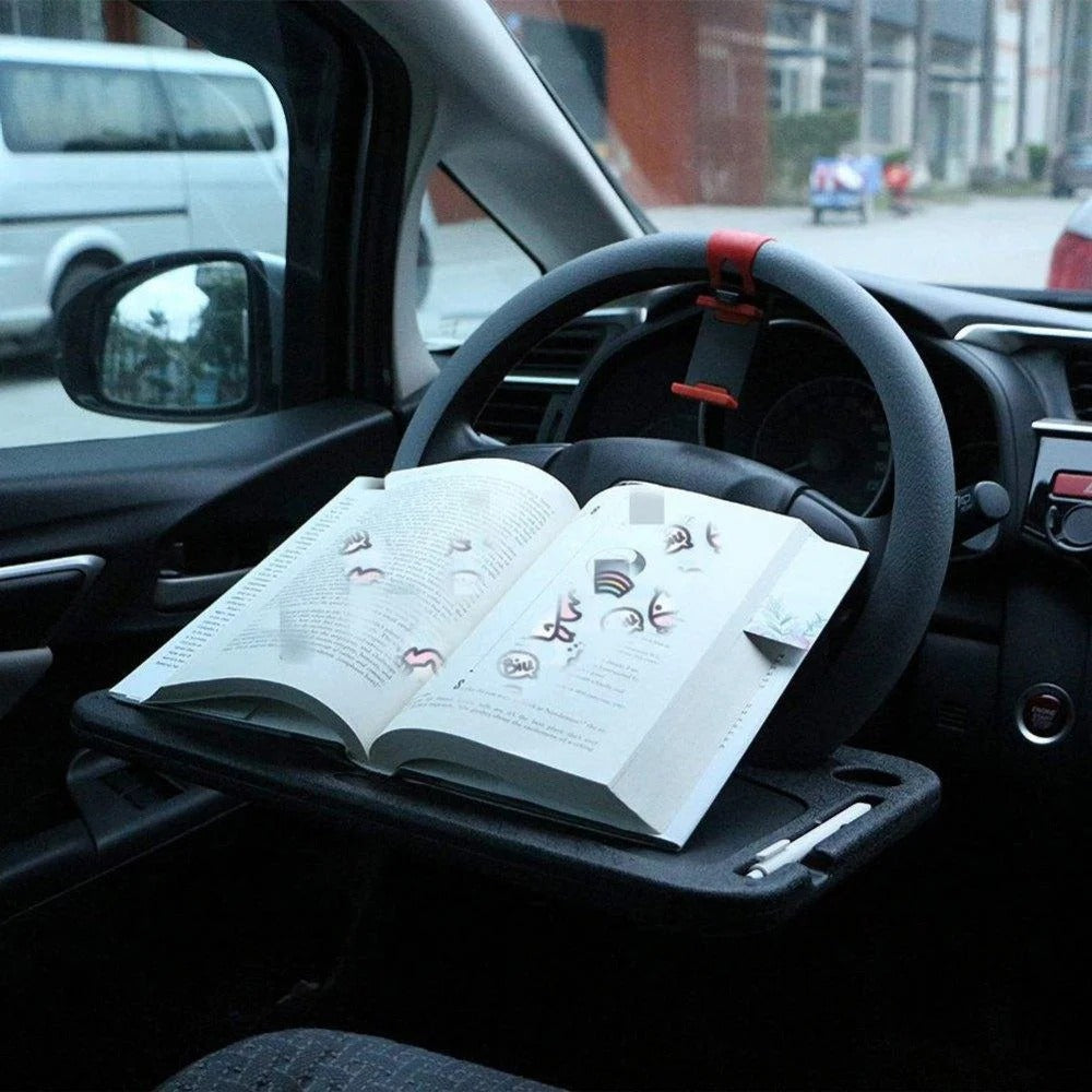 Plastic Steering Wheel Dining & Work Tray for Car