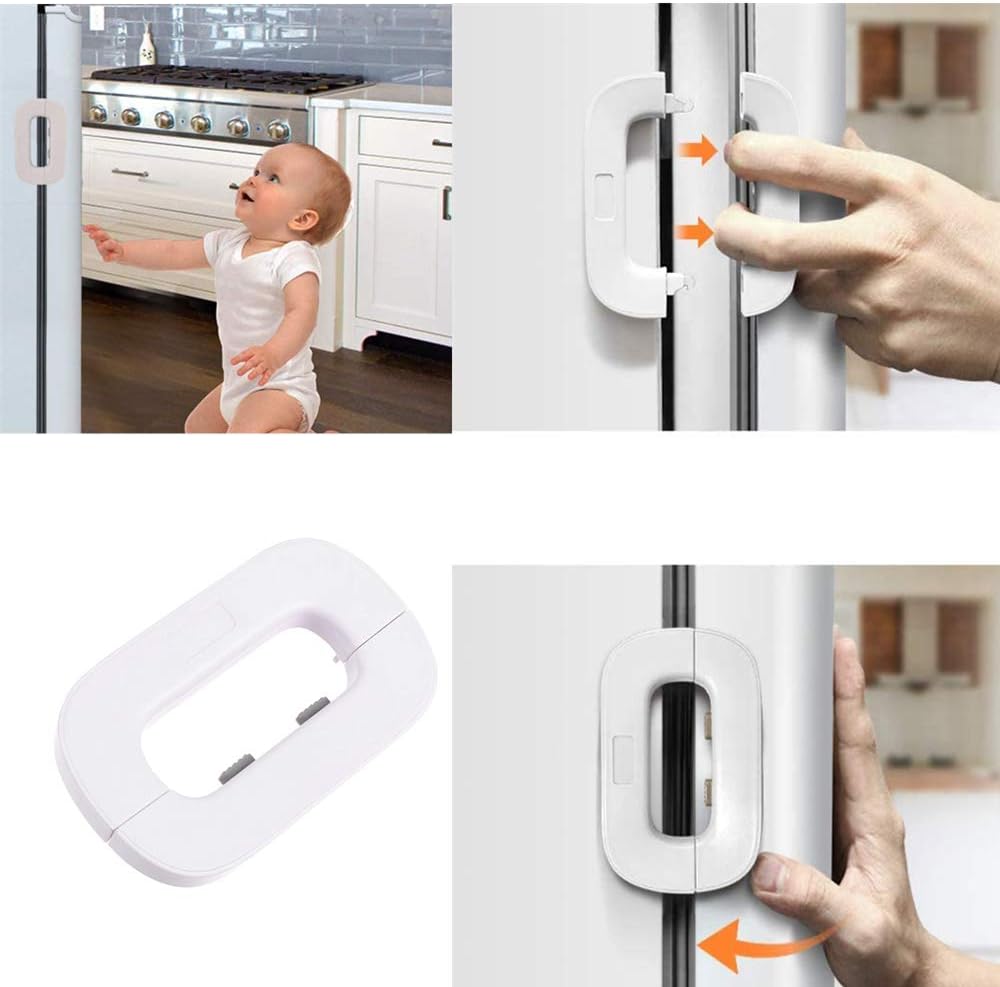 Child Safety Refrigerator Lock – Self Adhesive Fridge