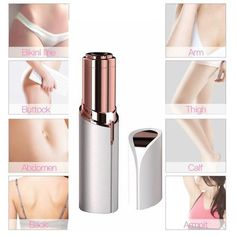 Portable Precision Electric Eyebrow Trimmer with Built-in LED Light