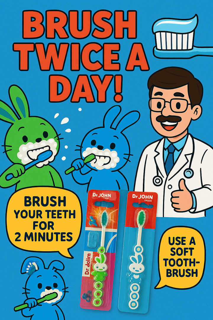 Dr. Jones Baby Teeth Brush – Pack of 3