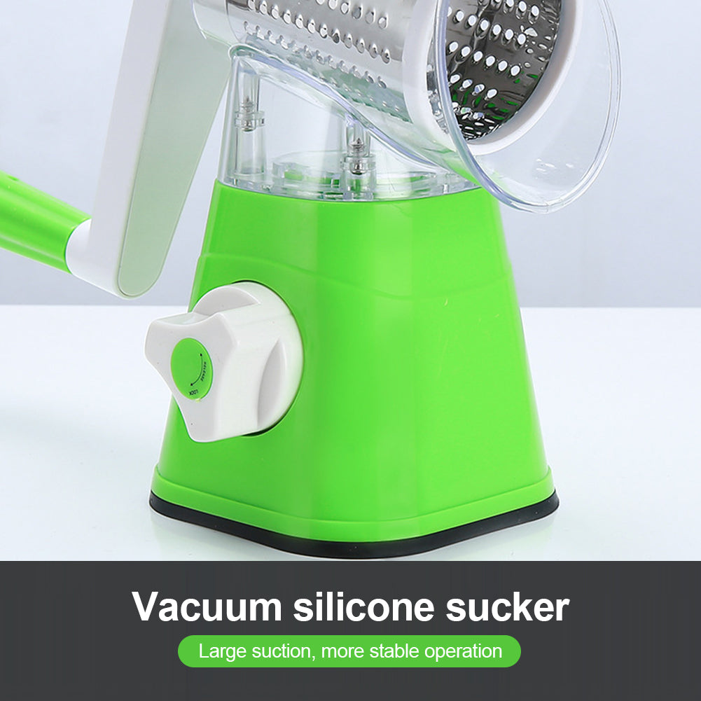 Manual Vegetable Drum cutter Slicer Multifunctional Round Slicer