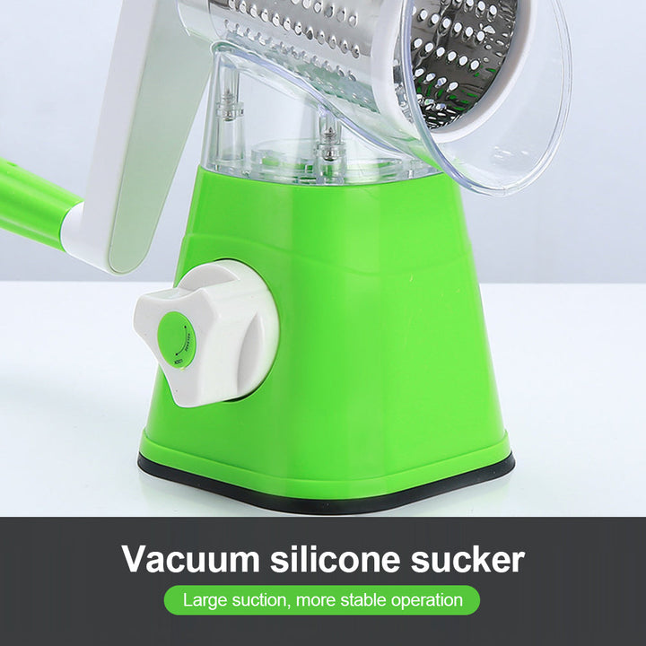 Manual Vegetable Drum cutter Slicer Multifunctional Round Slicer