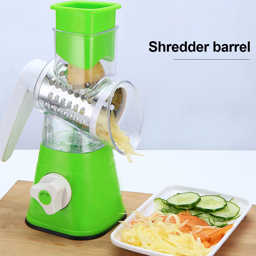 Manual Vegetable Drum cutter Slicer Multifunctional Round Slicer