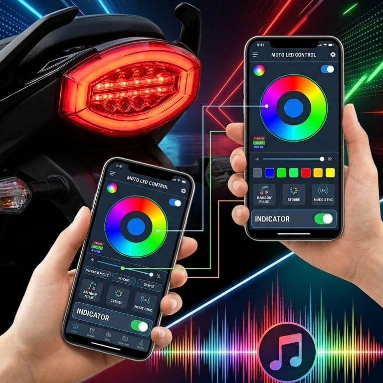 Smart RGB LED Backlight Integrated Indicator